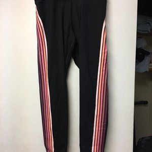 VS Pink Ultimate Hi Waist Side Stripe Legging Med